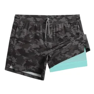 2 In 1 Quick Dry Athletic Shorts – Dual-Layer Comfort