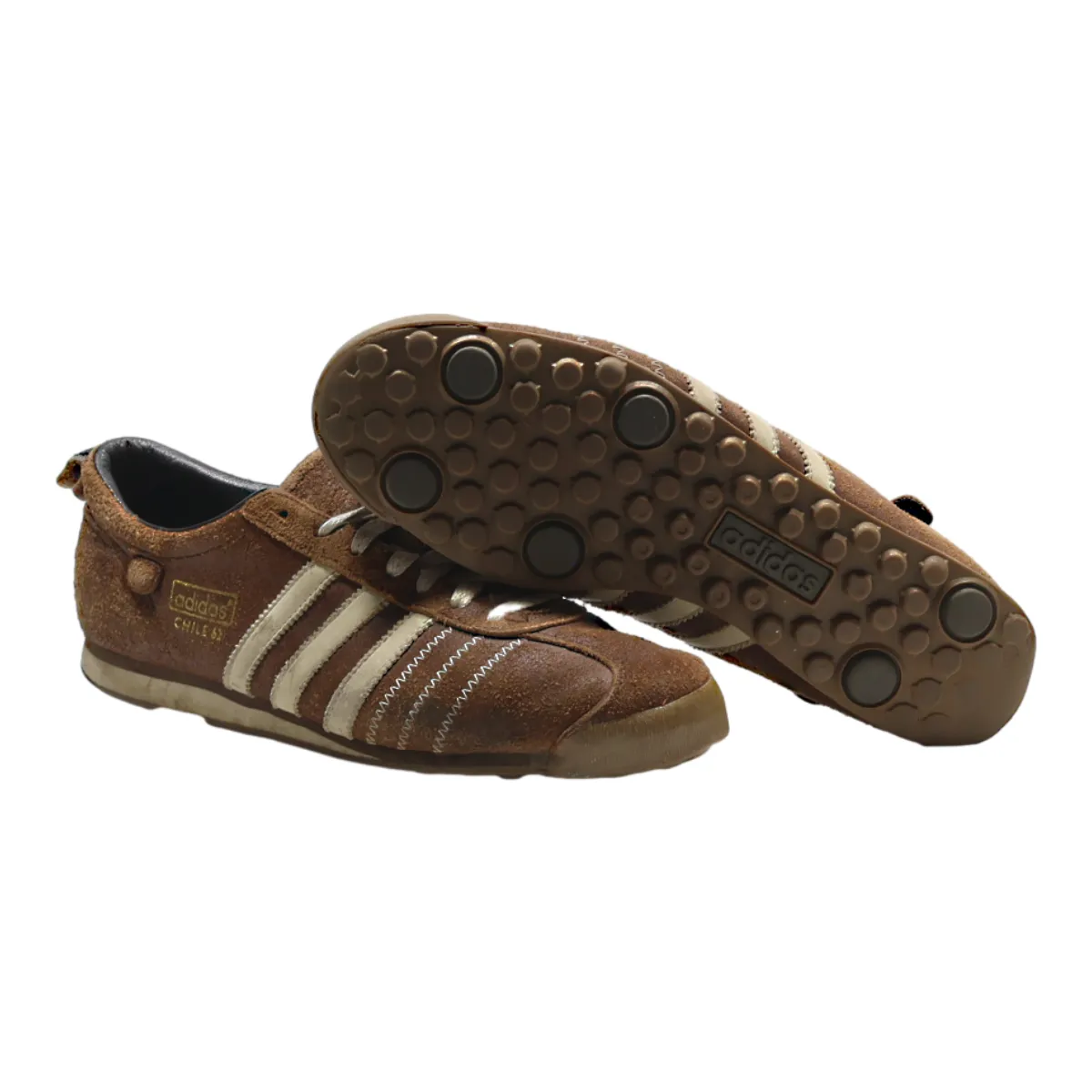 ADIDAS Chile 62 Sneaker Trainers Brown Suede Mens UK 9.5