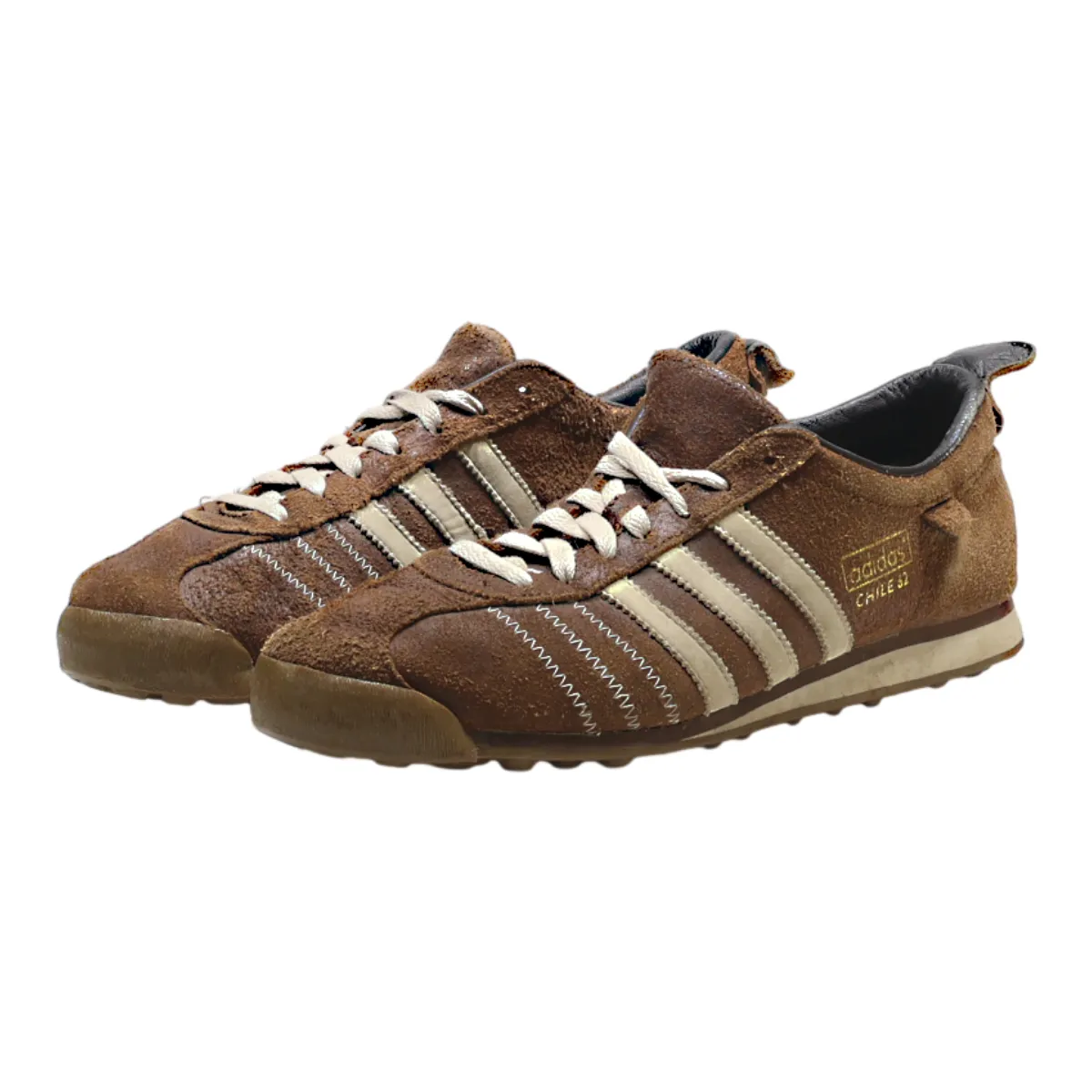 ADIDAS Chile 62 Sneaker Trainers Brown Suede Mens UK 9.5