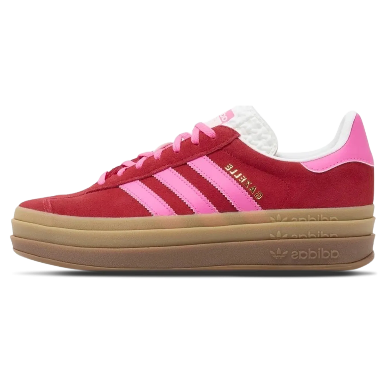 adidas Gazelle Bold Wmns 'Collegiate Red Lucid Pink'