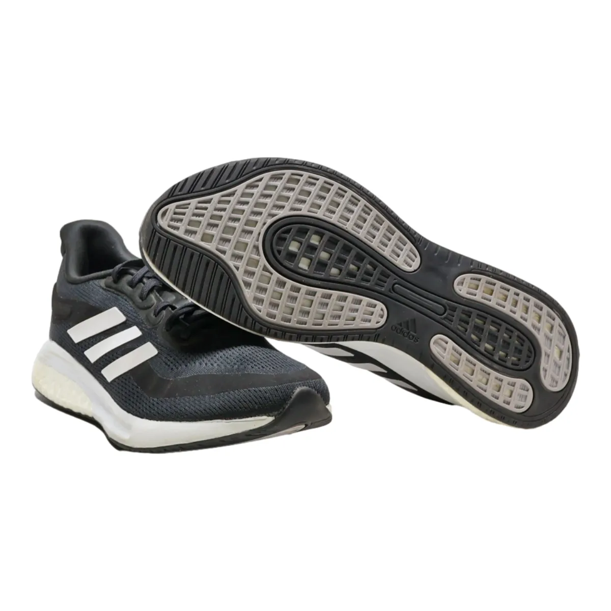 ADIDAS Sneaker Trainers Black Synthetic Mens UK 7.5