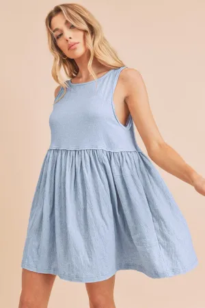 Aemi   Co Round Neck Mini Tank Dress
