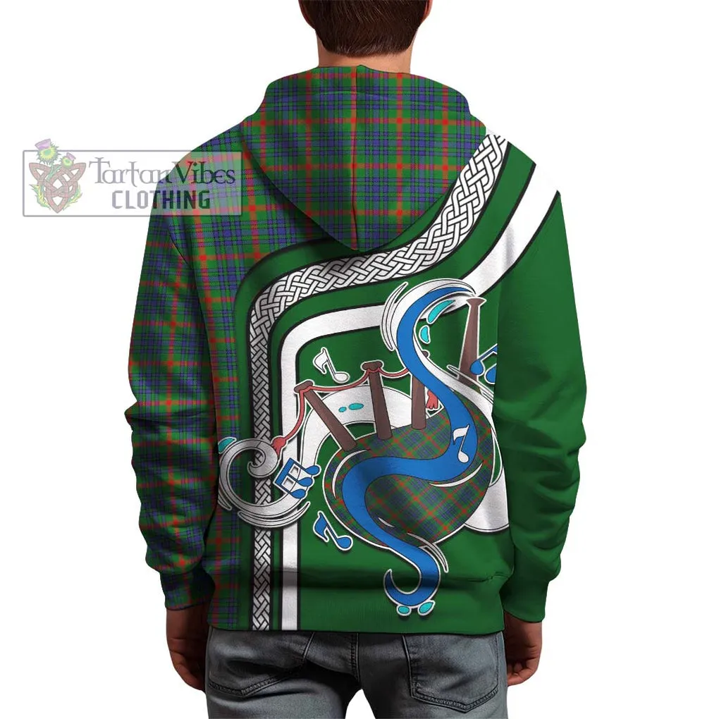 Aiton Tartan Hoodie with Epic Bagpipe Style