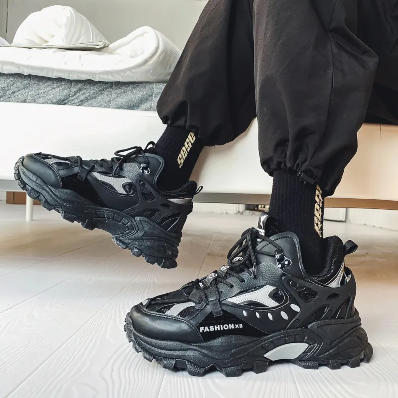 Alternative Style Men's Sneakers / High Sole Shoes