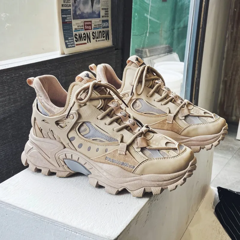 Alternative Style Men's Sneakers / High Sole Shoes
