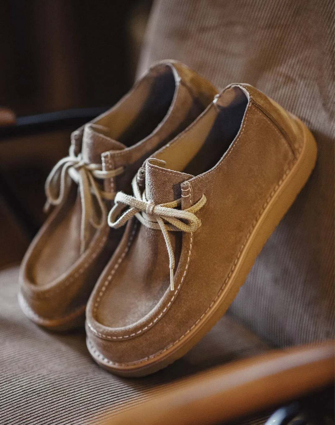 American Retro Moccasin Loafers Soft Sole Real Leather Men's Dress Shoes