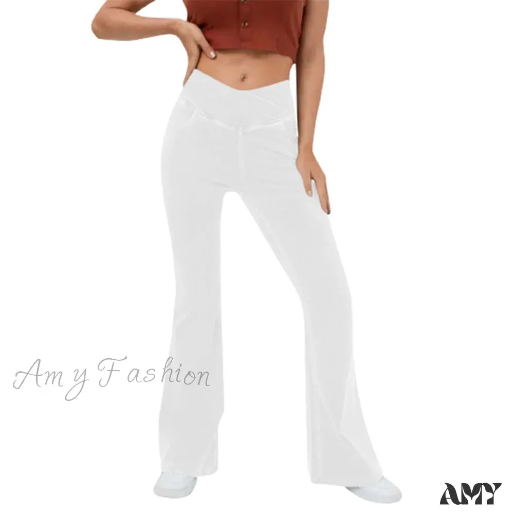 Amy Fashion - Slim Fit Pants Women on Pants Women