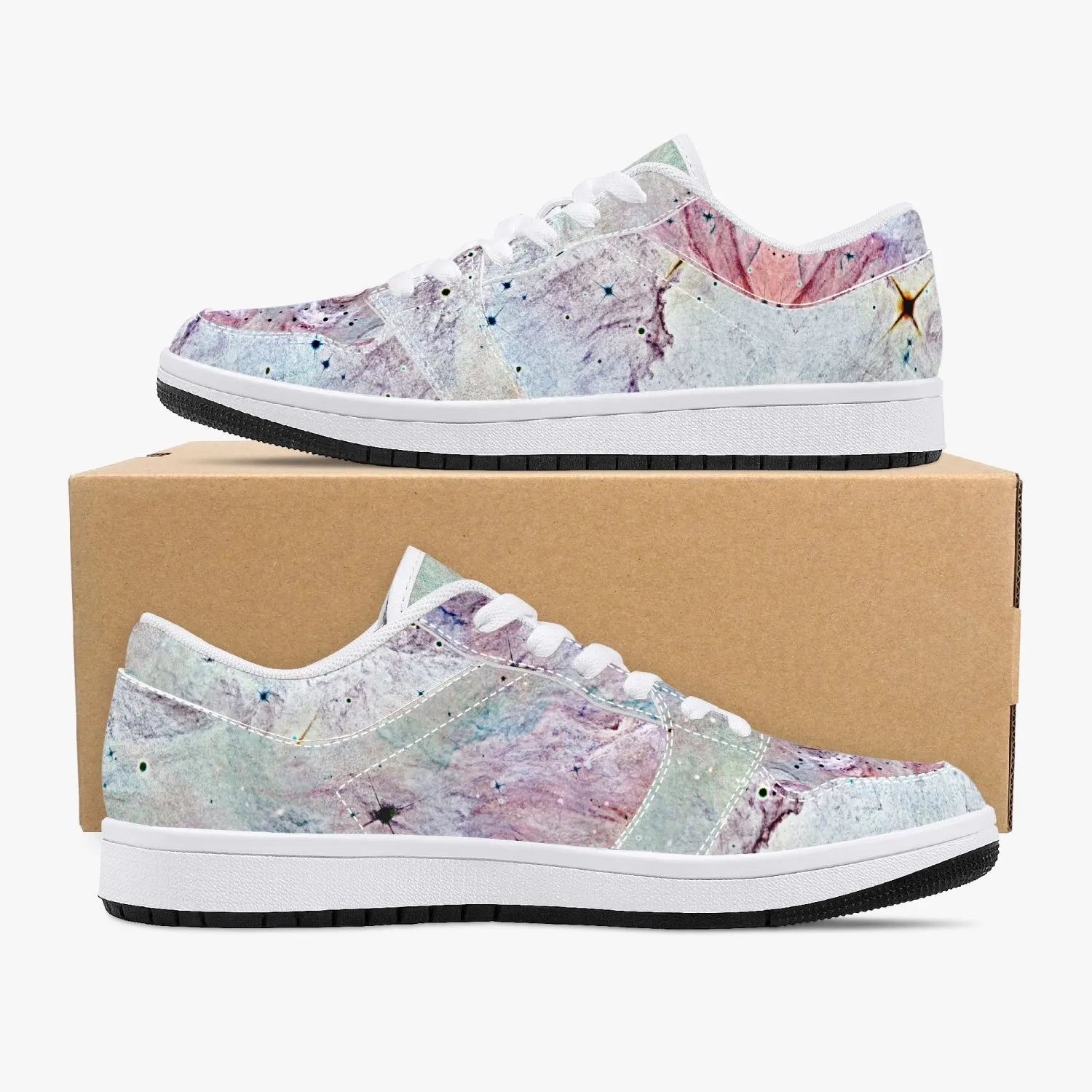 Aphrodite Psychedelic Split-Style Low-Top Sneakers