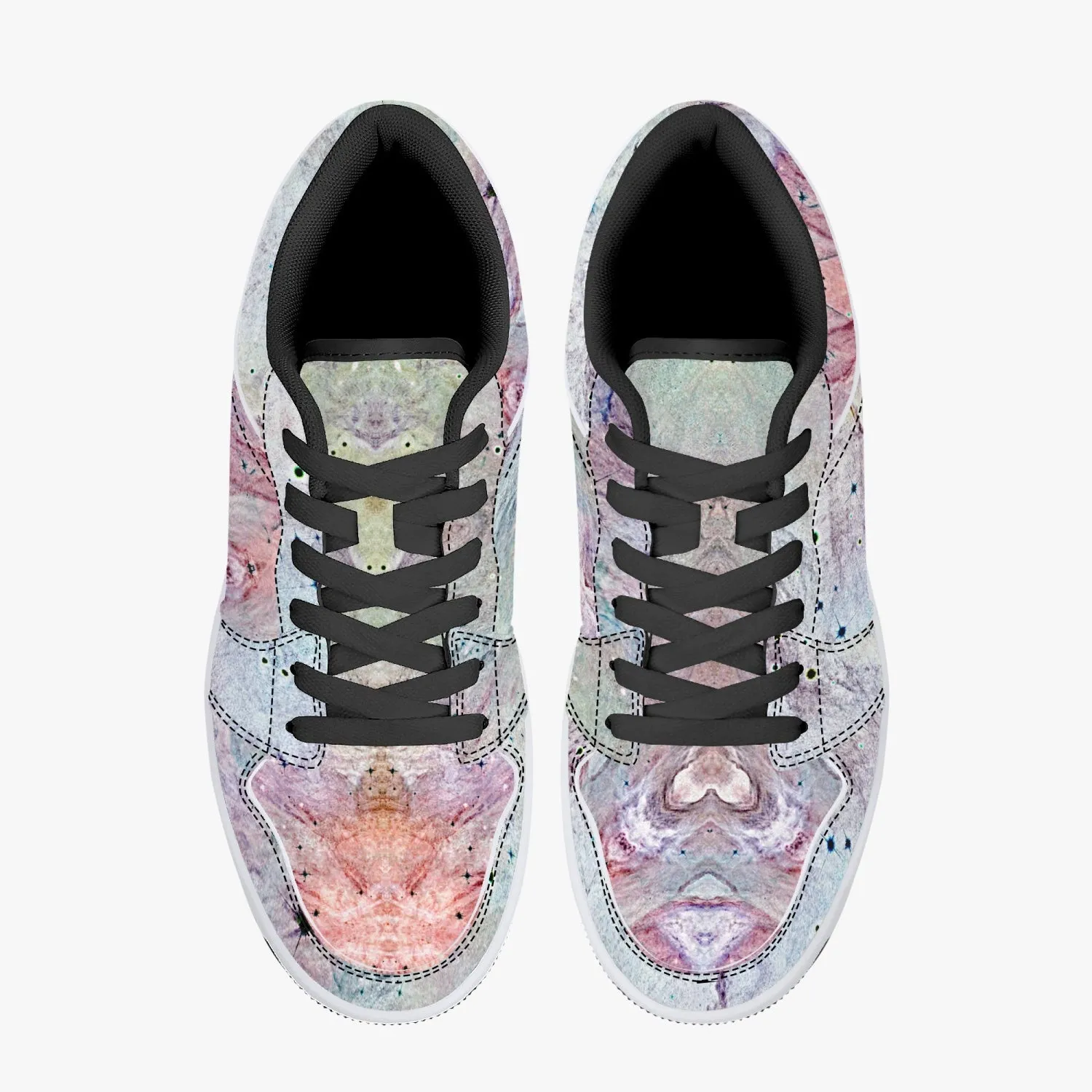 Aphrodite Psychedelic Split-Style Low-Top Sneakers