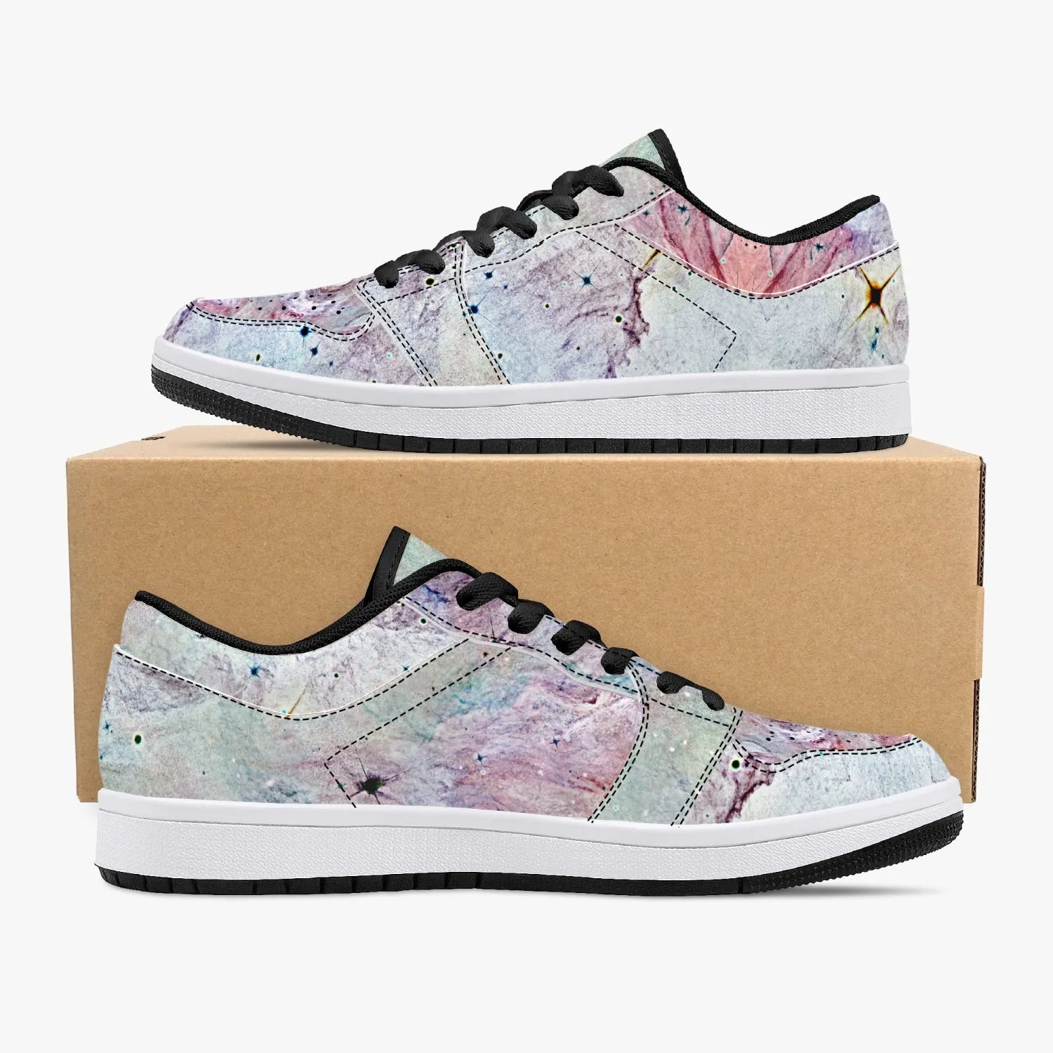 Aphrodite Psychedelic Split-Style Low-Top Sneakers