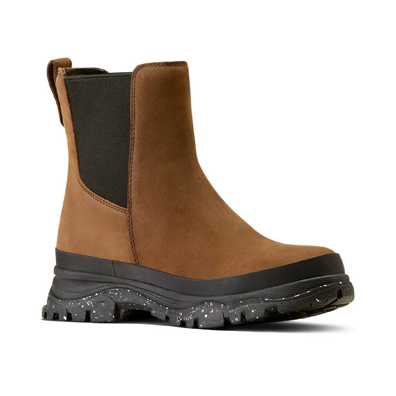 Ariat Moresby Twin Waterproof Ladies Boot - Oily Distressed Brown