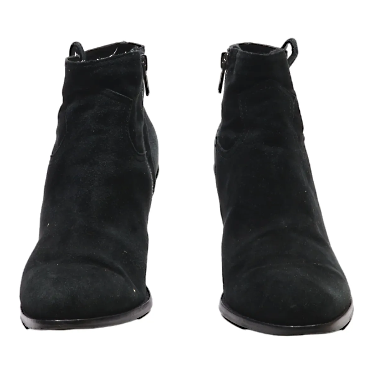 ASH Ankle Boots Black Leather Womens UK 7