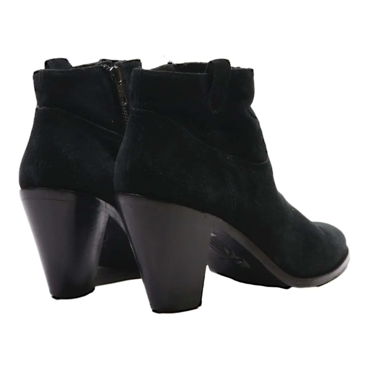 ASH Ankle Boots Black Leather Womens UK 7