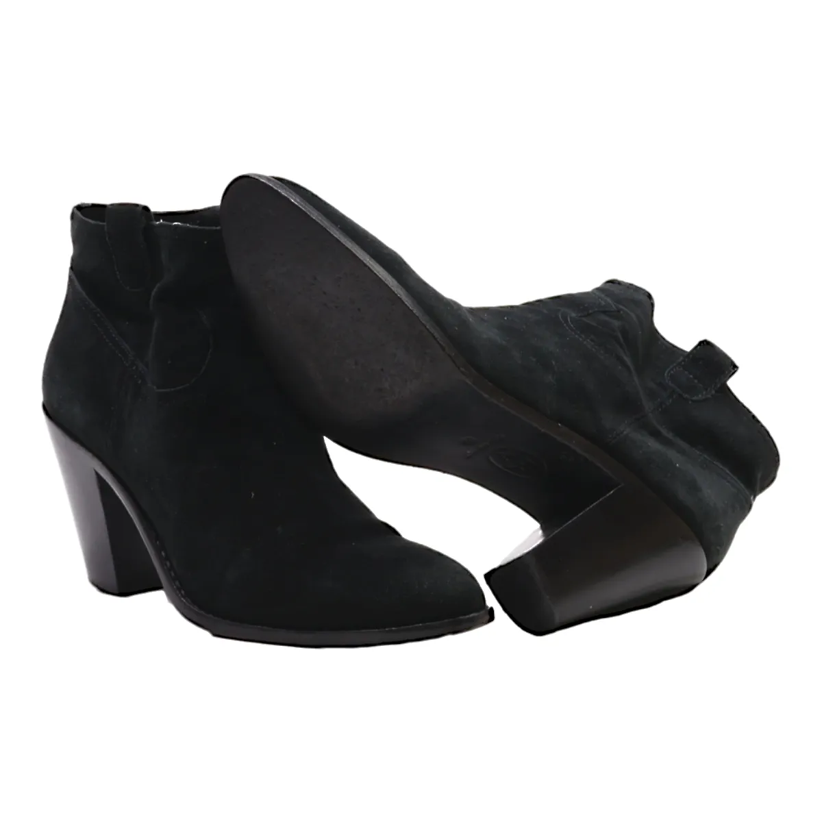 ASH Ankle Boots Black Leather Womens UK 7