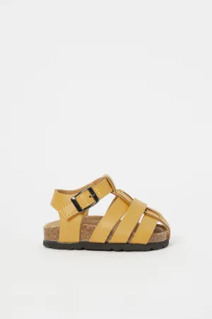 Baby Boys Tan Cork Sandal