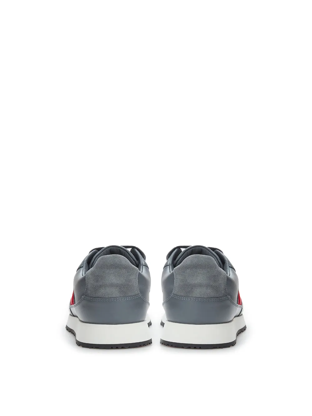 Bally Elegant Grey Suede Sneakers for Refined Style