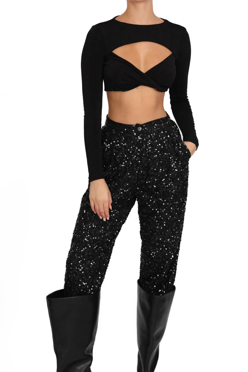 BAND TOP BLACK