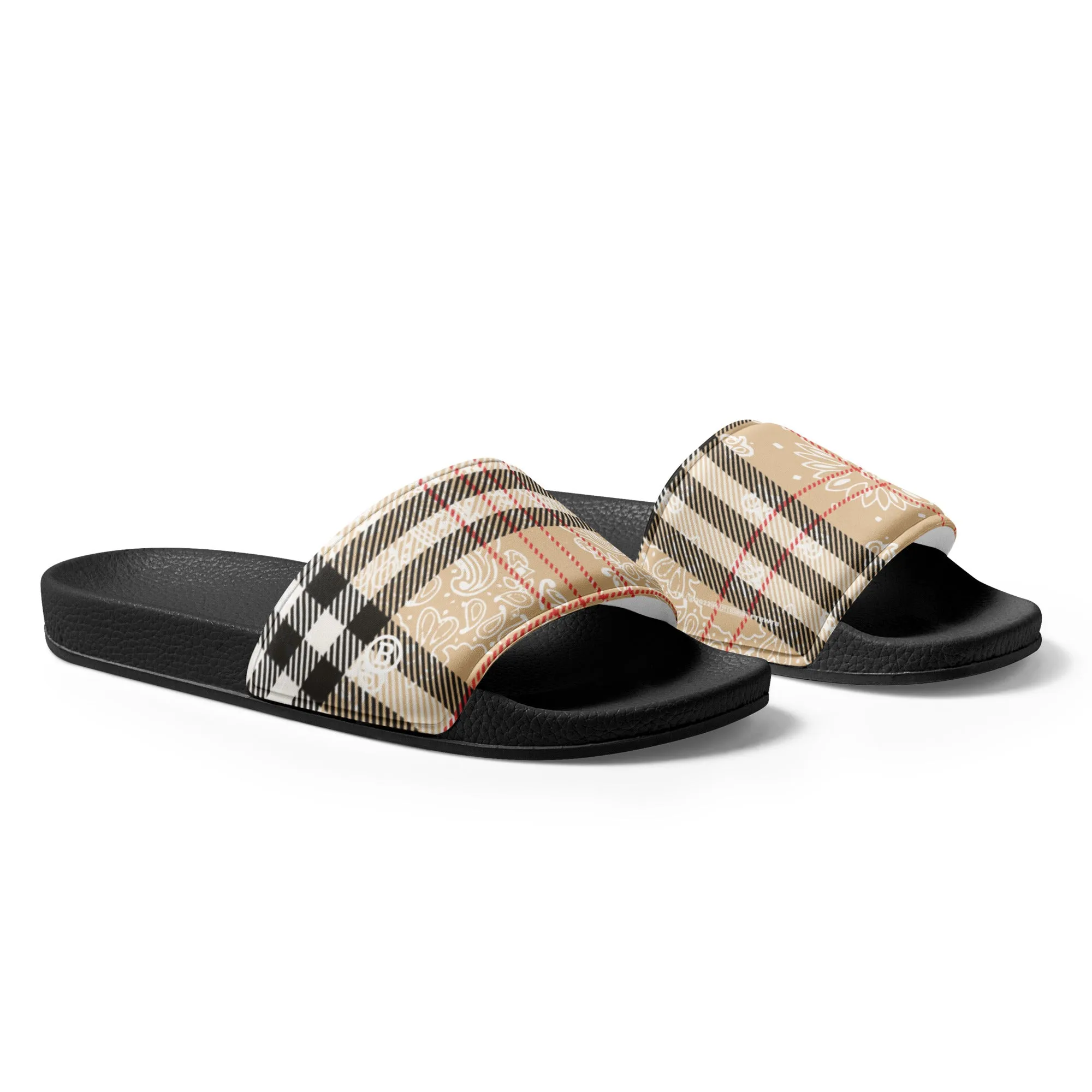 BEST PAISLEY PLAID Men’s slides