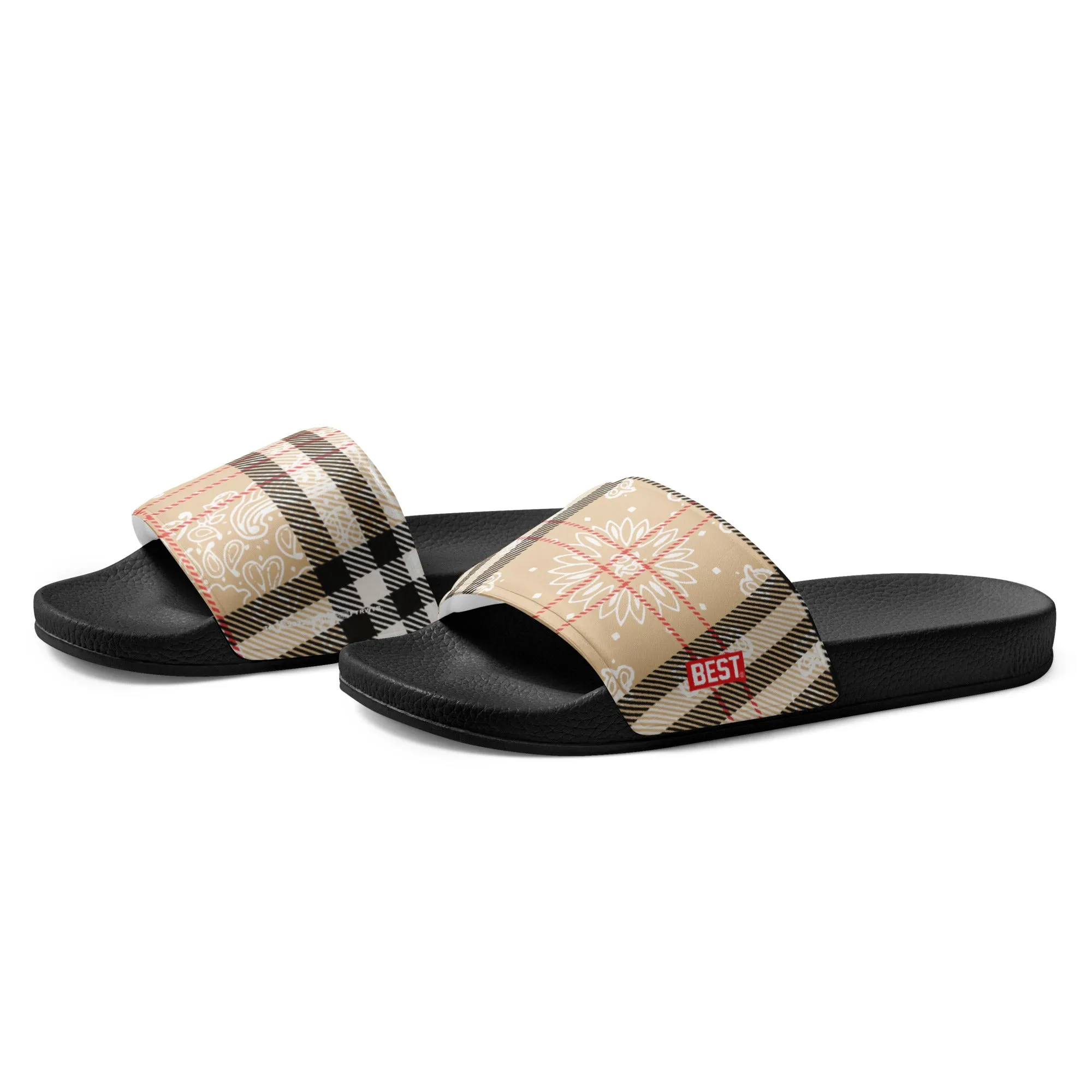 BEST PAISLEY PLAID Men’s slides