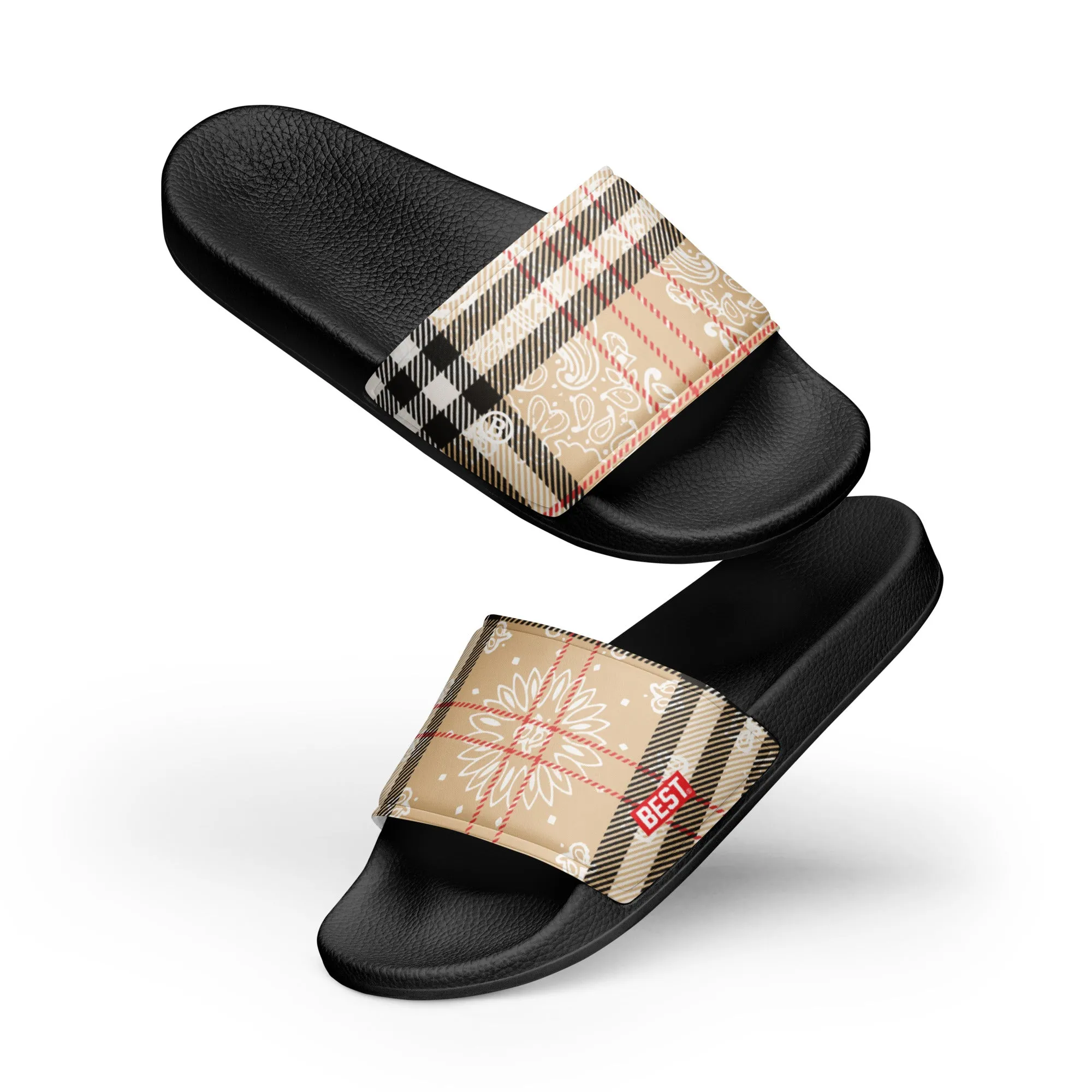 BEST PAISLEY PLAID Men’s slides