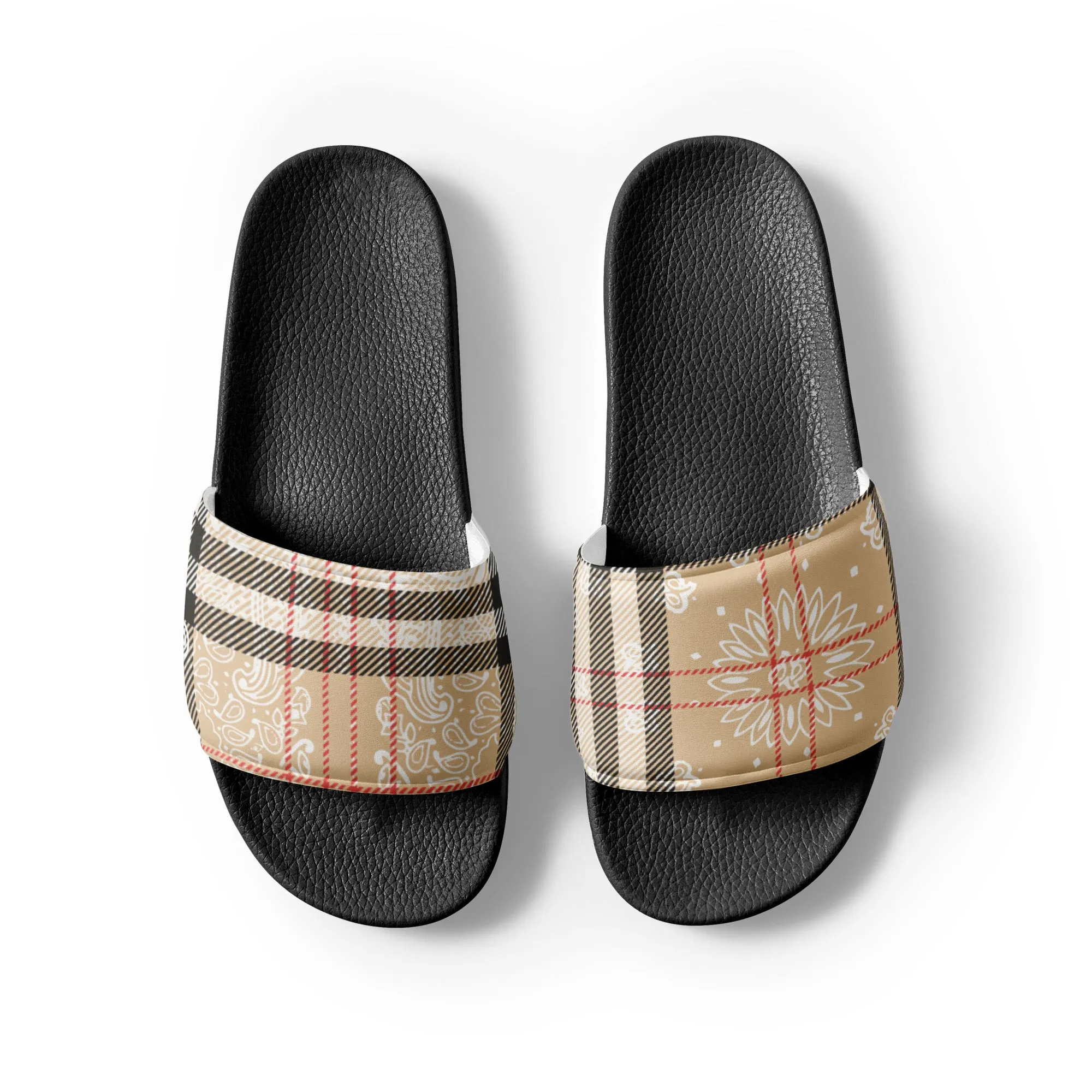 BEST PAISLEY PLAID Men’s slides
