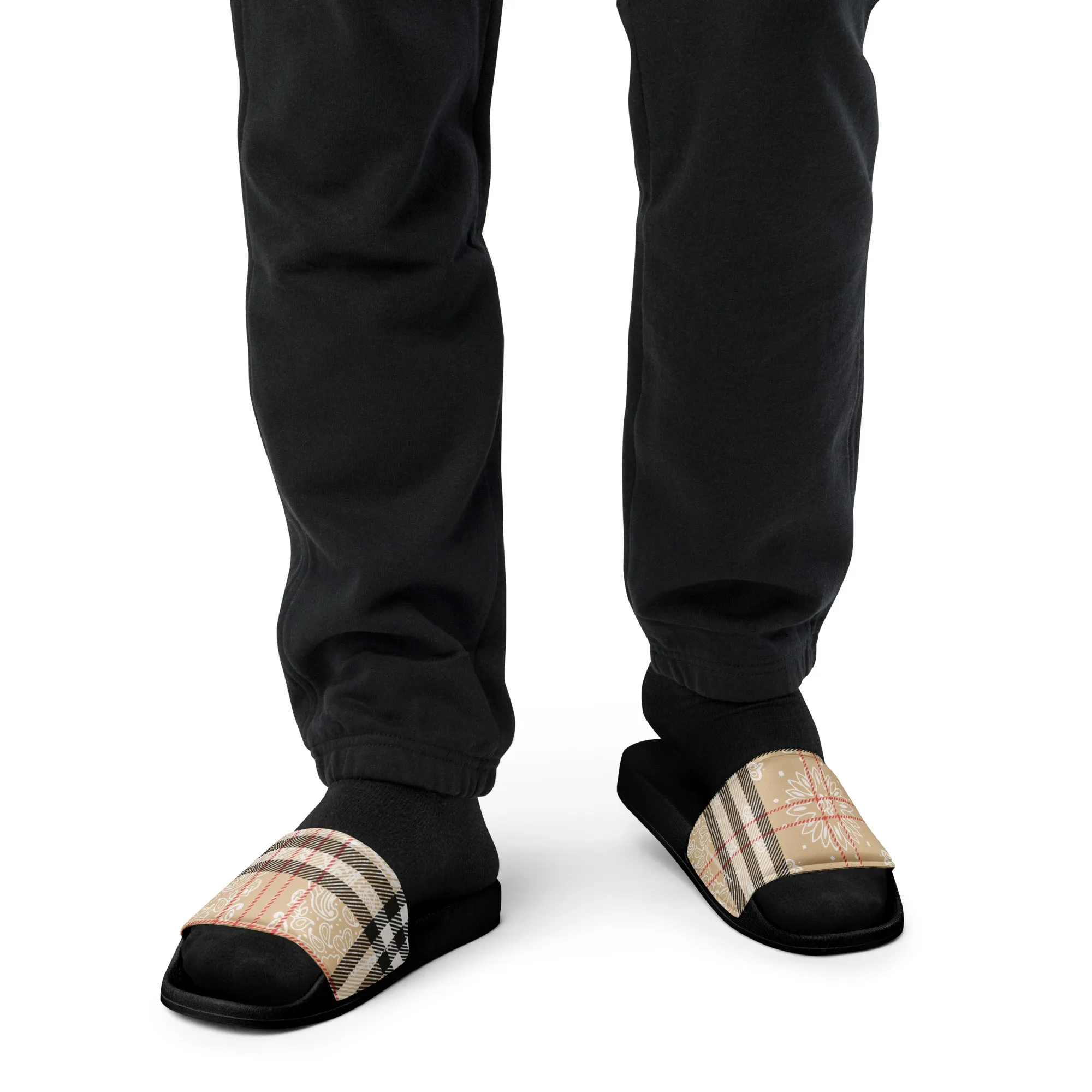 BEST PAISLEY PLAID Men’s slides