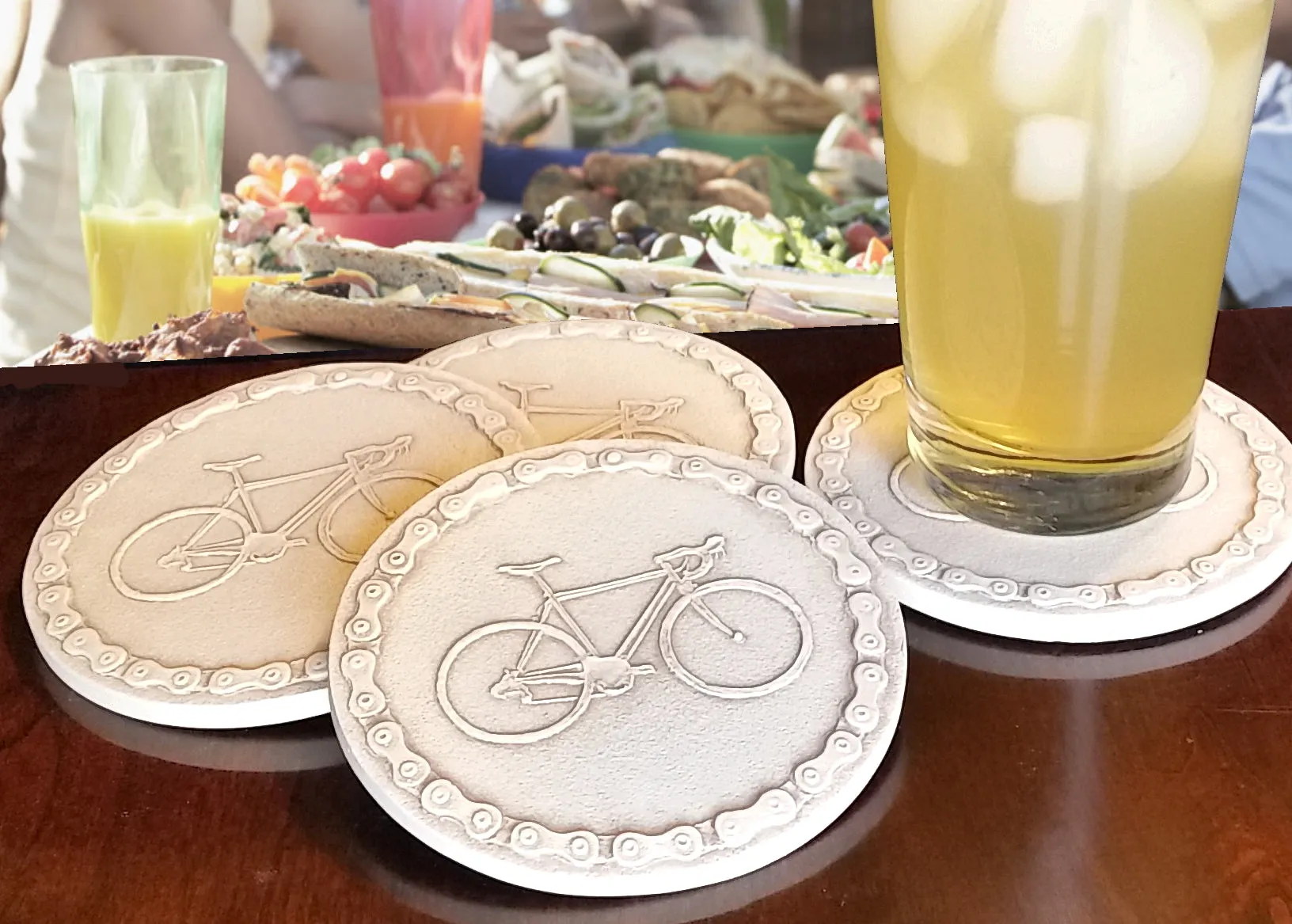 Bicycle Drink Coasters