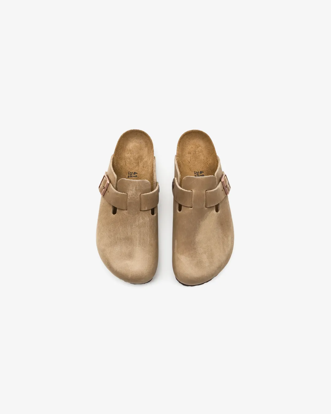 Birkenstock Boston Leather "Brown" Slippers