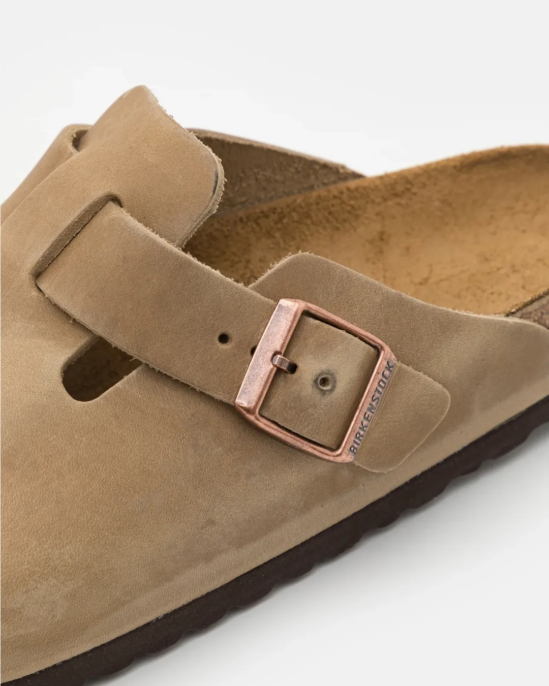 Birkenstock Boston Leather "Brown" Slippers