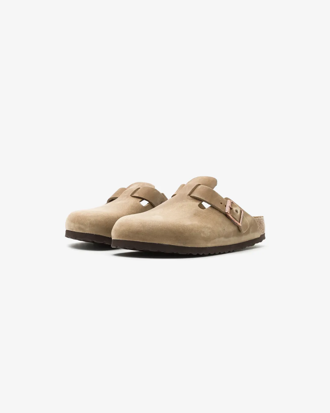 Birkenstock Boston Leather "Brown" Slippers