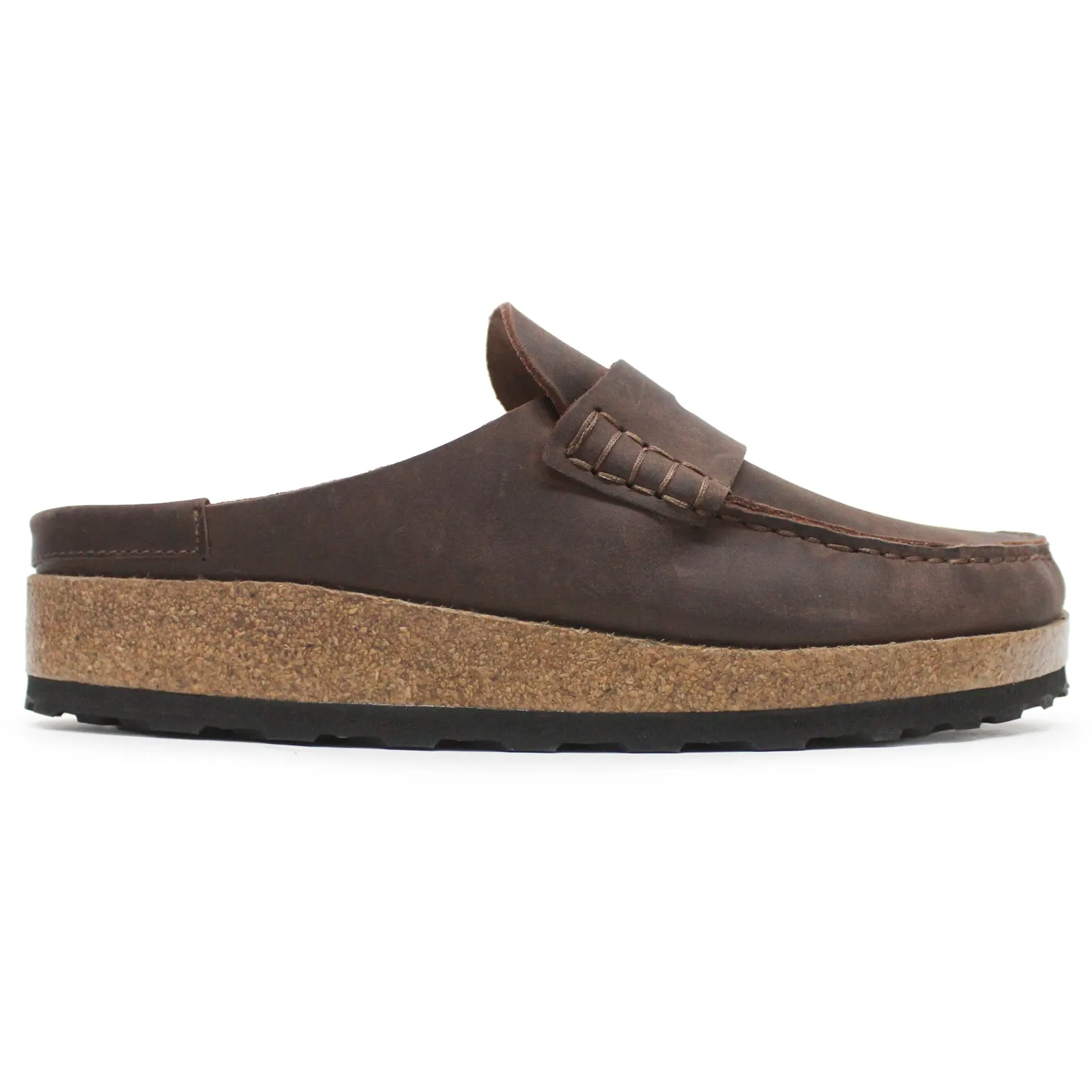 Birkenstock Naples Oiled Leather Unisex Clog Shoes