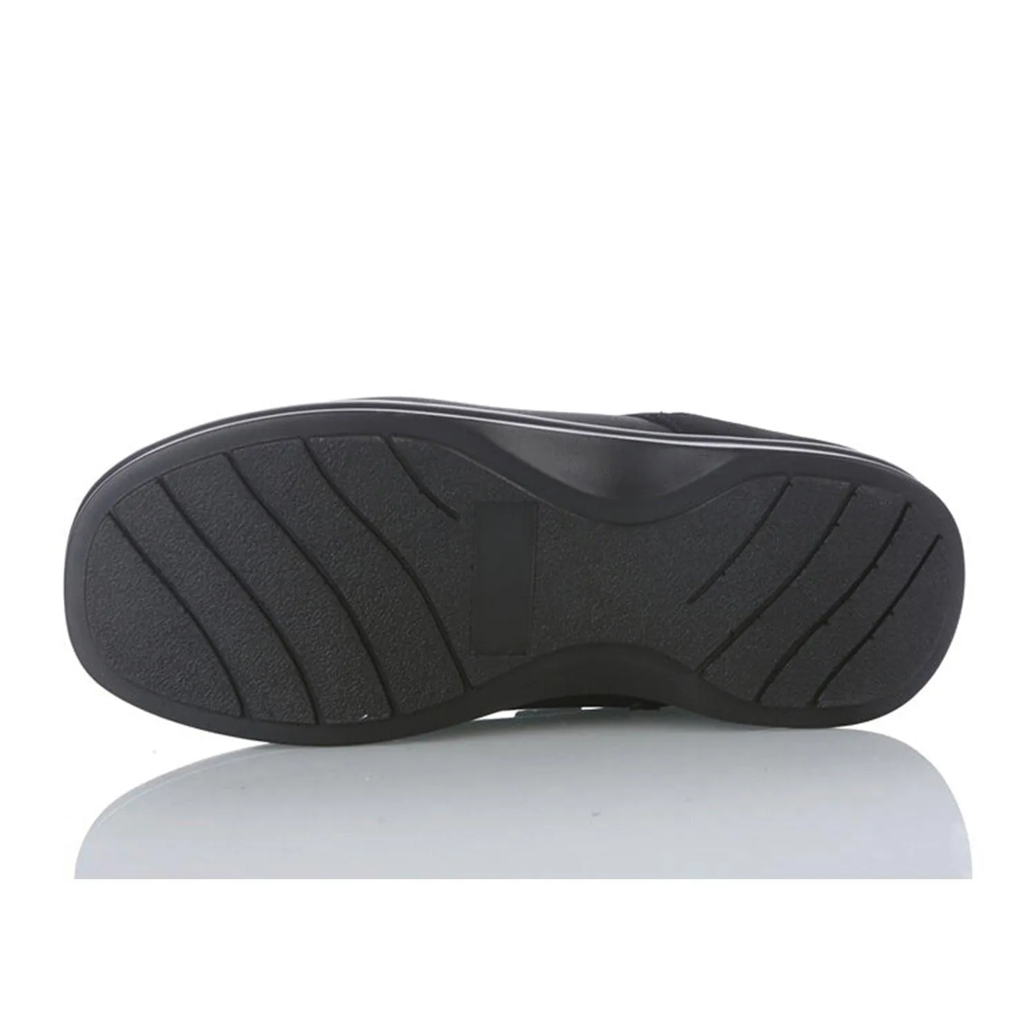 Black Leather / Neoprene Medical Grade Diabetic Footwear