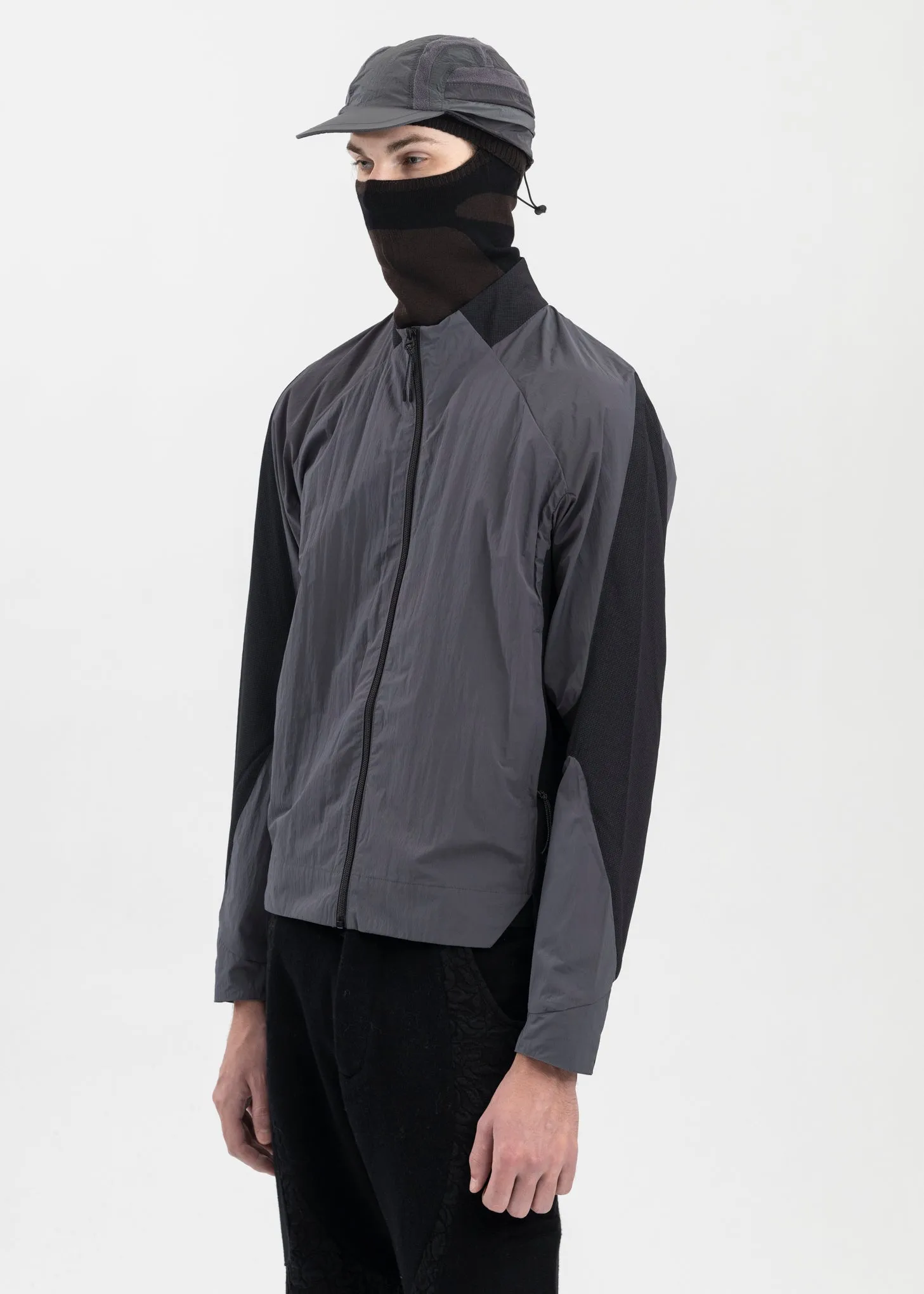 Black Meteorite Notch Track Top