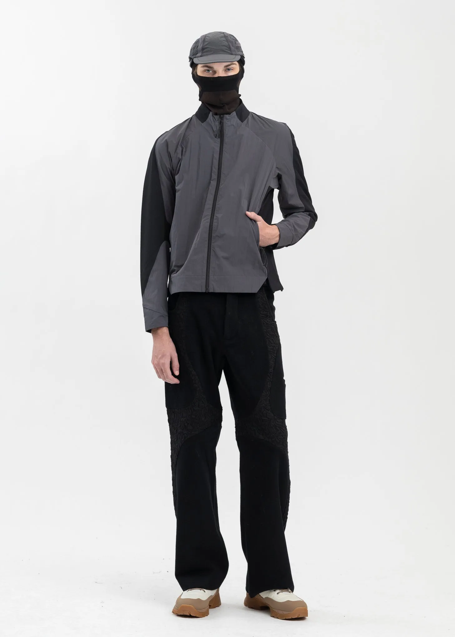 Black Meteorite Notch Track Top