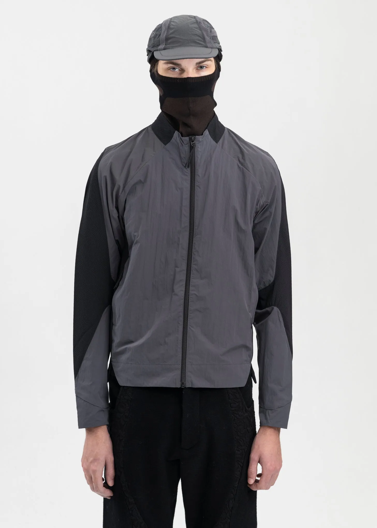 Black Meteorite Notch Track Top