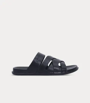BM6883-BLACK-Men Slipper