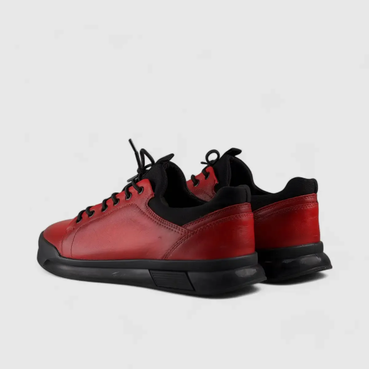 Bulletti Lace Up Sneaker Red 17374