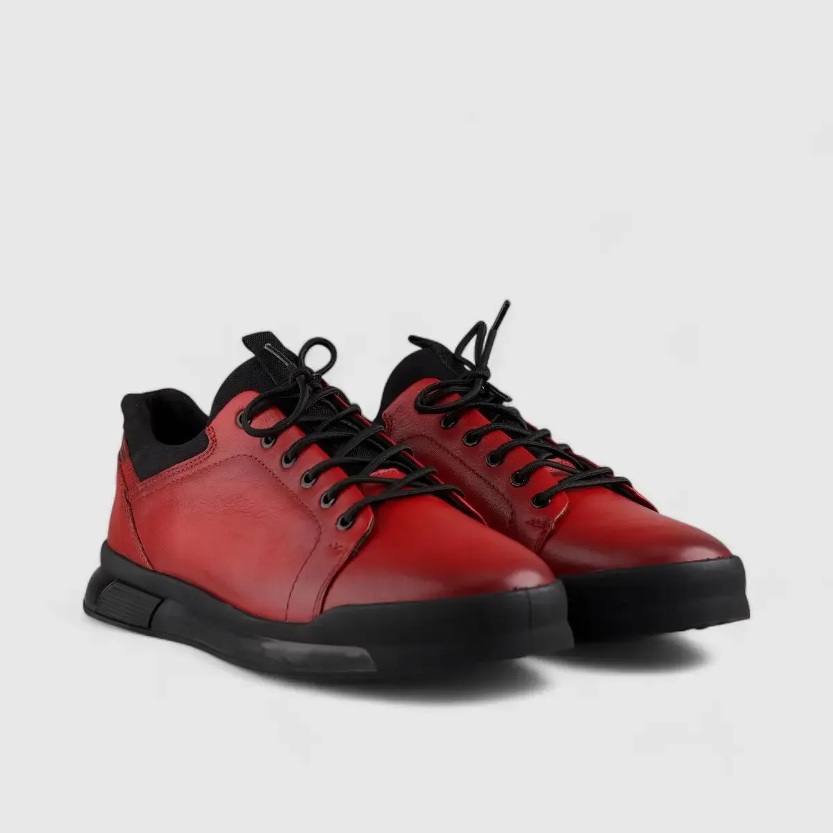 Bulletti Lace Up Sneaker Red 17374