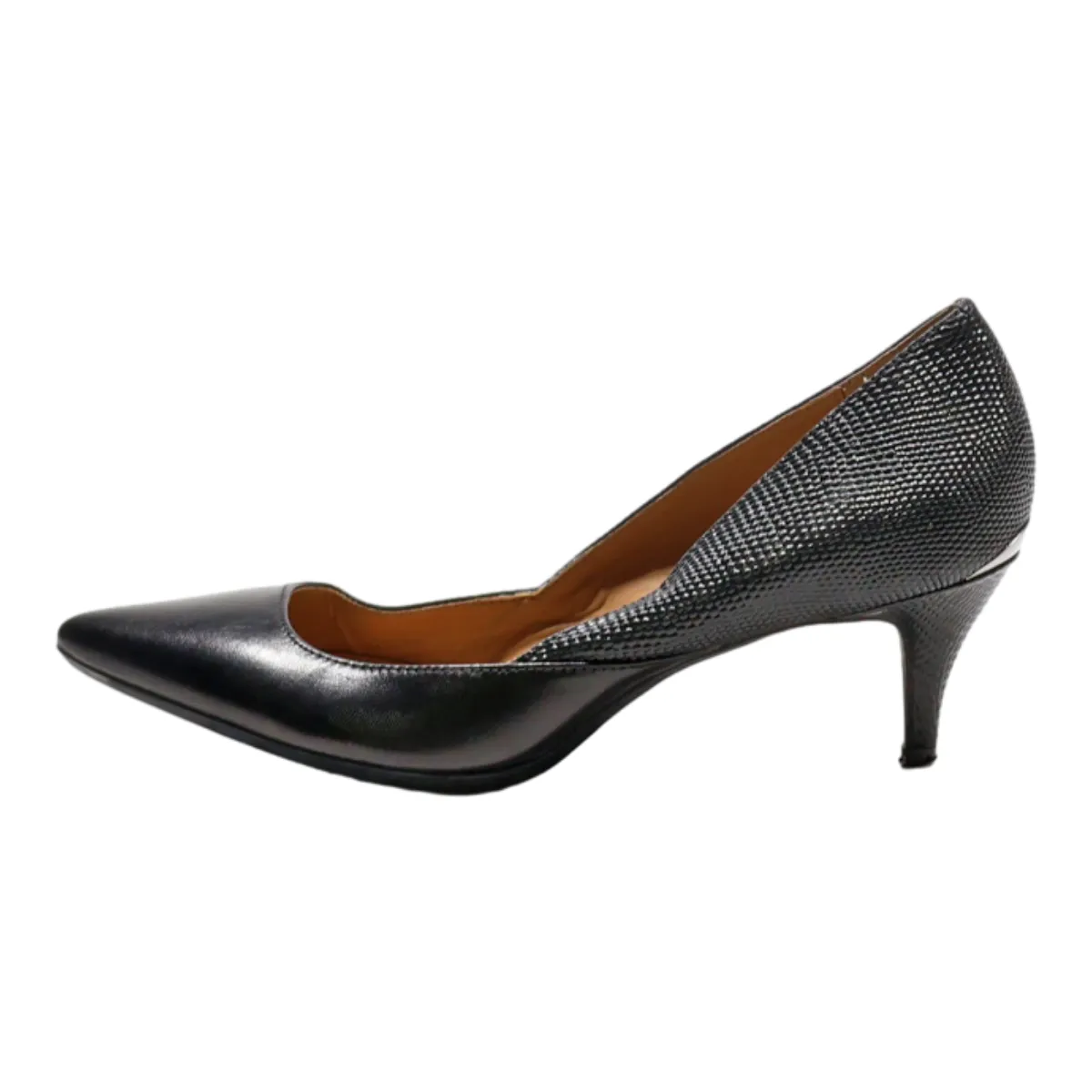 CALVIN KLEIN Pump Heels Black Synthetic Womens UK 4.5