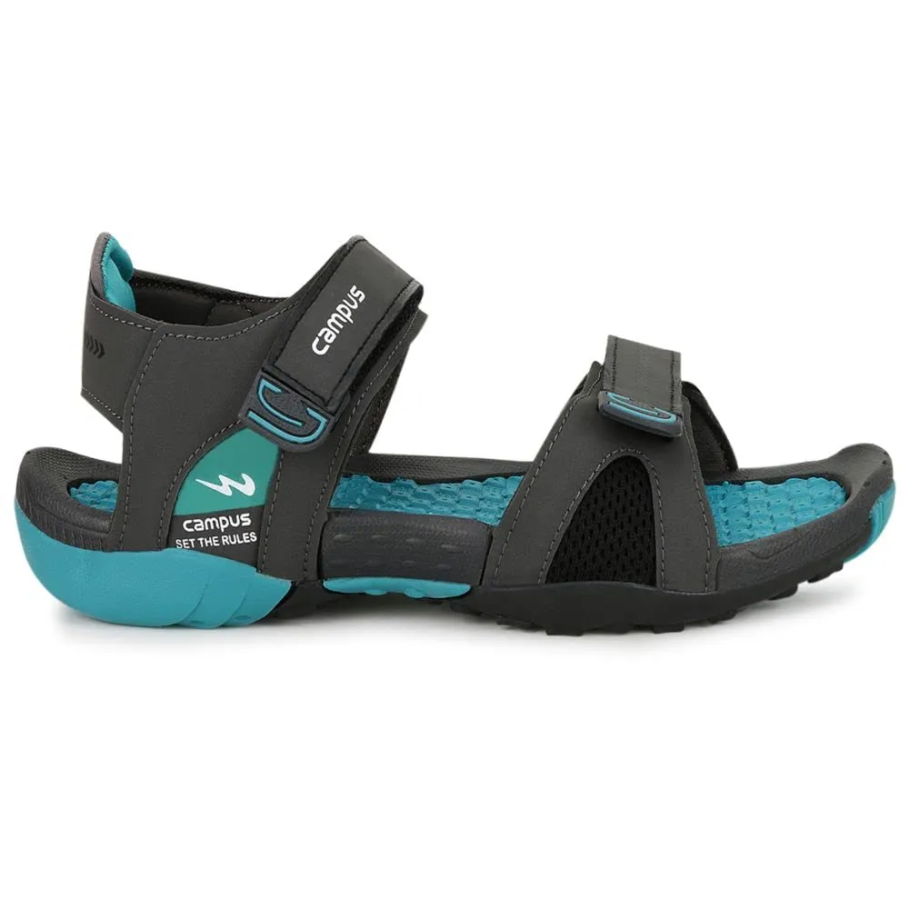 Campus Men's 2GC-18 D.Gry/T.BLU Sports Sandals - 8UK 2GC-18