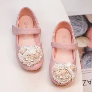 Casual Flat Rhinestone Pearl Shoes