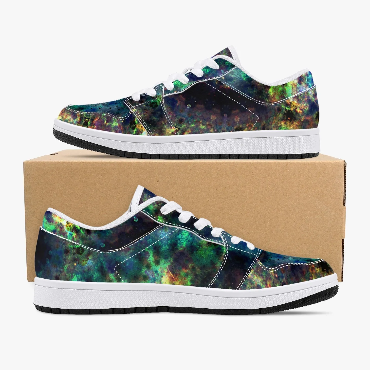 Ceres Psychedelic Split-Style Low-Top Sneakers