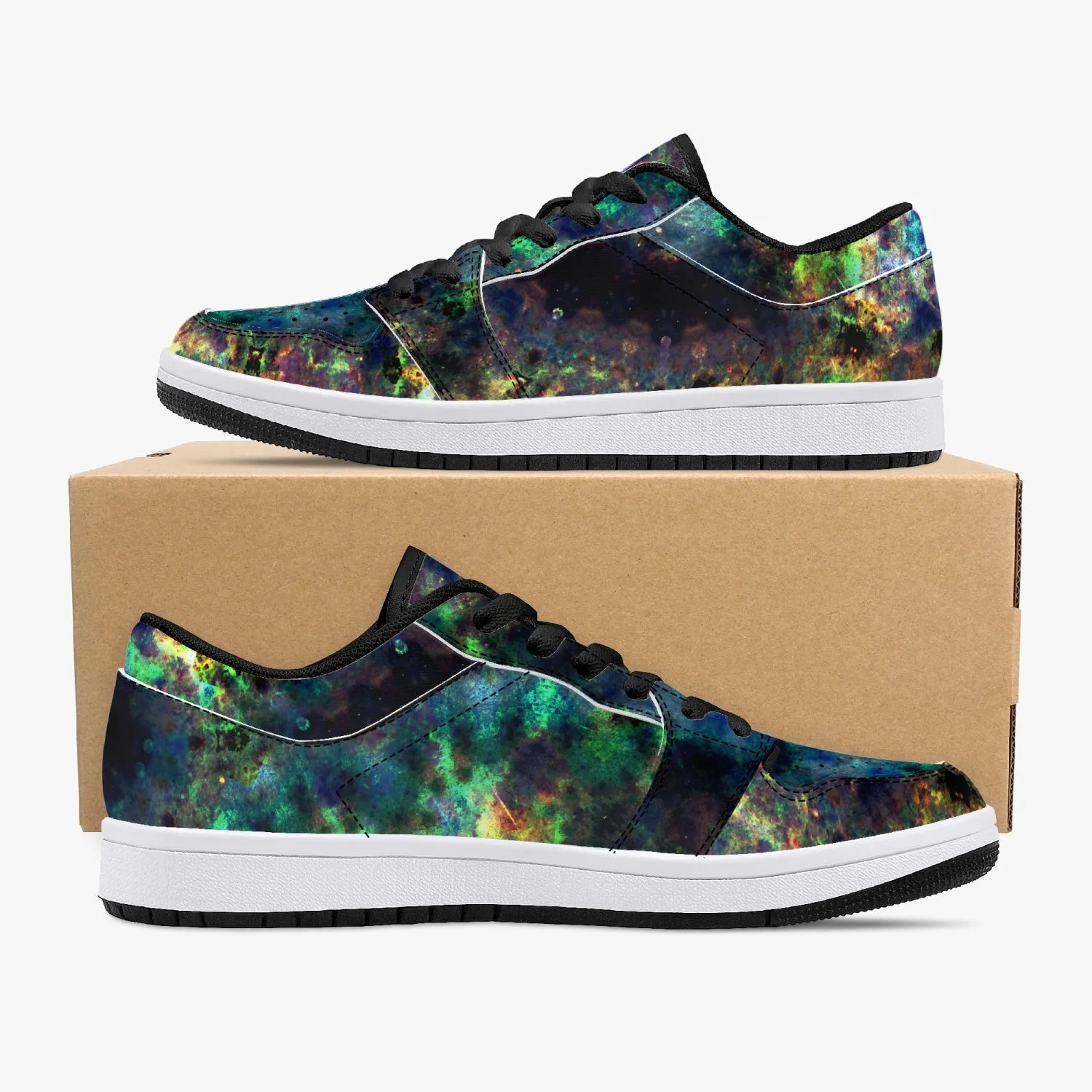 Ceres Psychedelic Split-Style Low-Top Sneakers