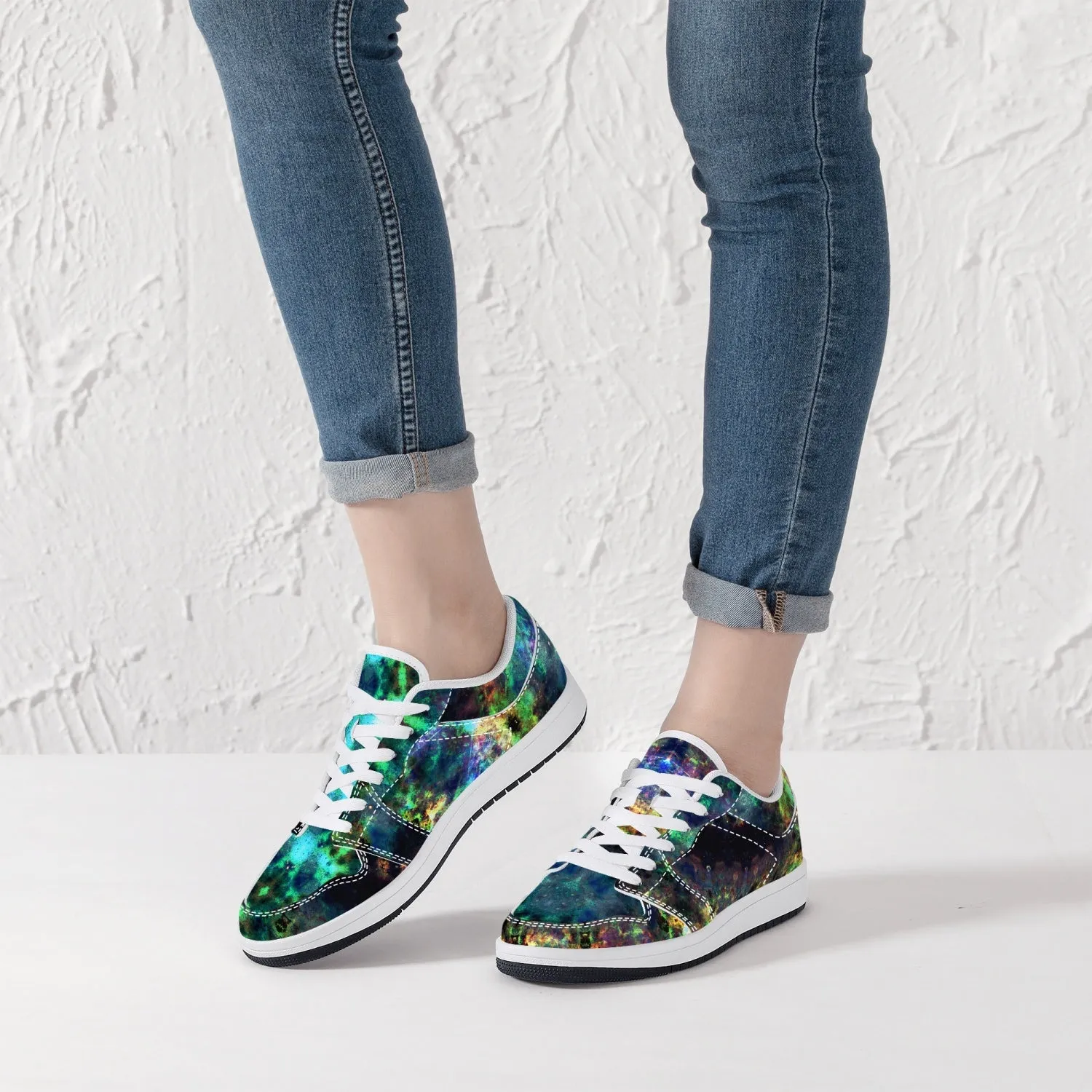 Ceres Psychedelic Split-Style Low-Top Sneakers