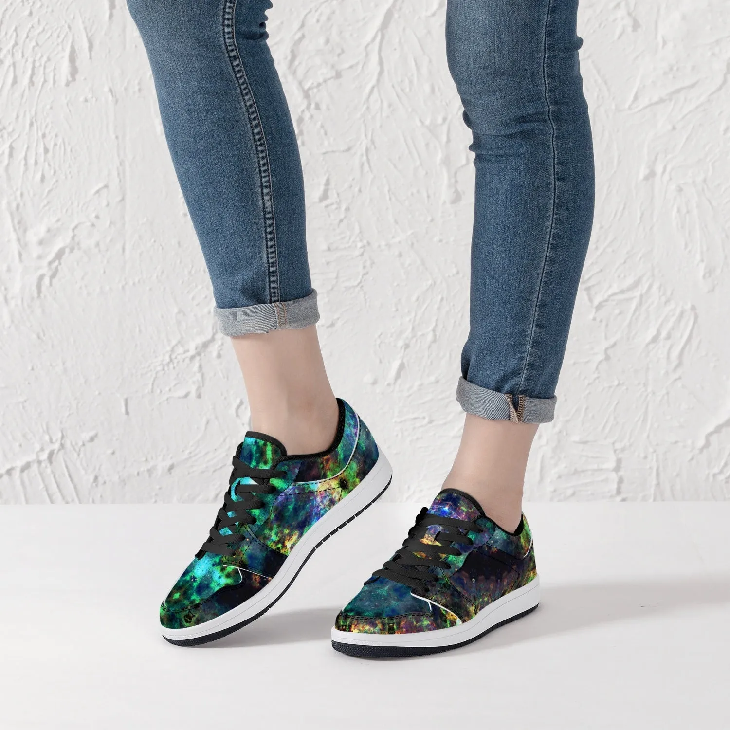 Ceres Psychedelic Split-Style Low-Top Sneakers