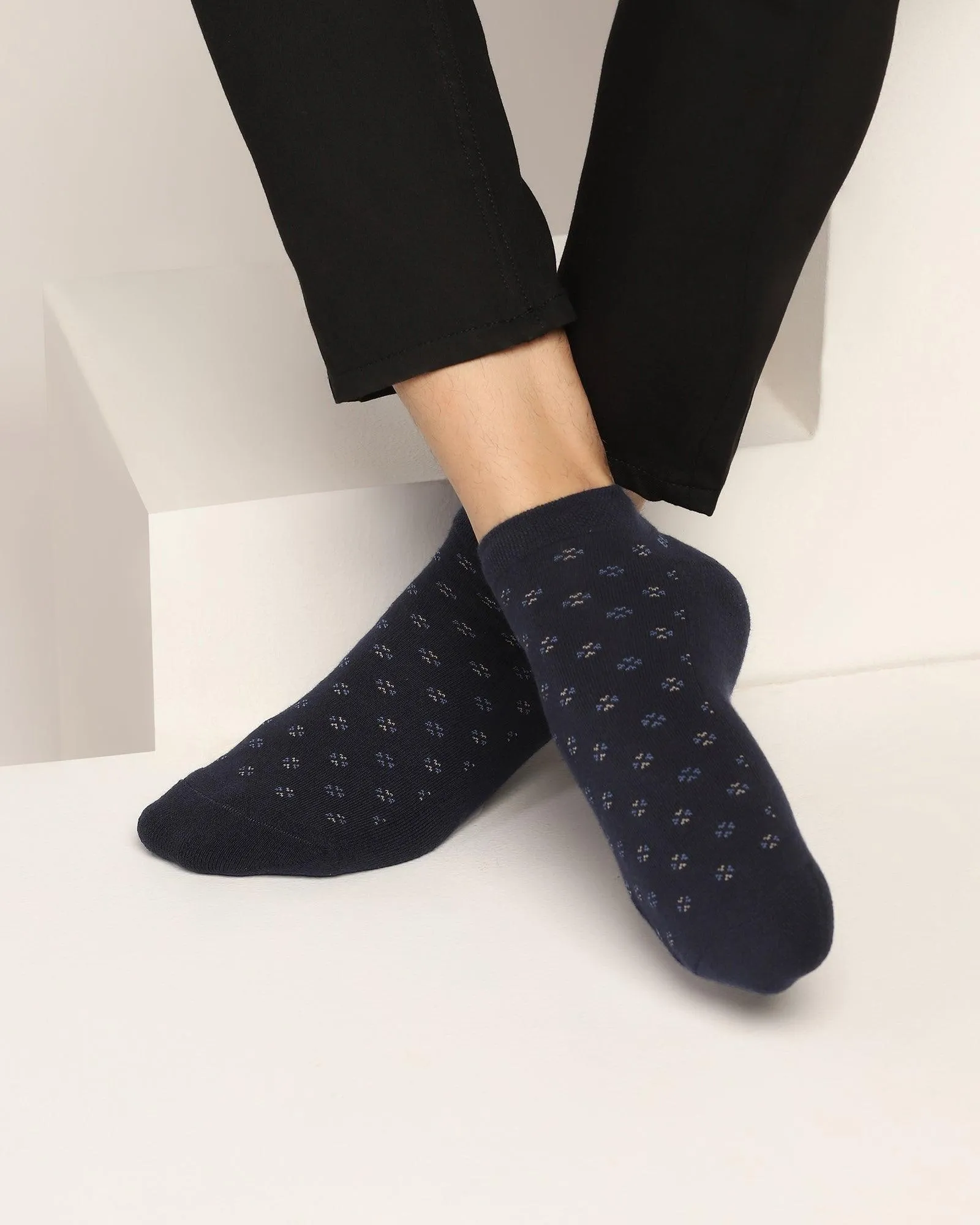 Cotton Multi Color Printed Socks - Texas