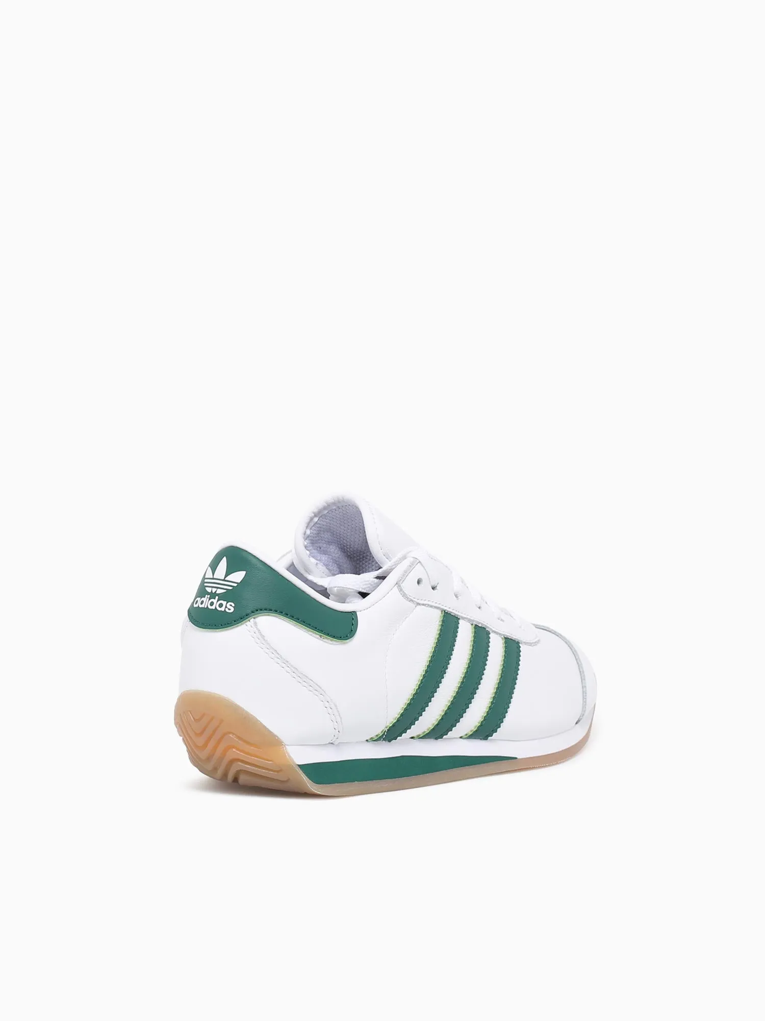 Country Ii White Green leather
