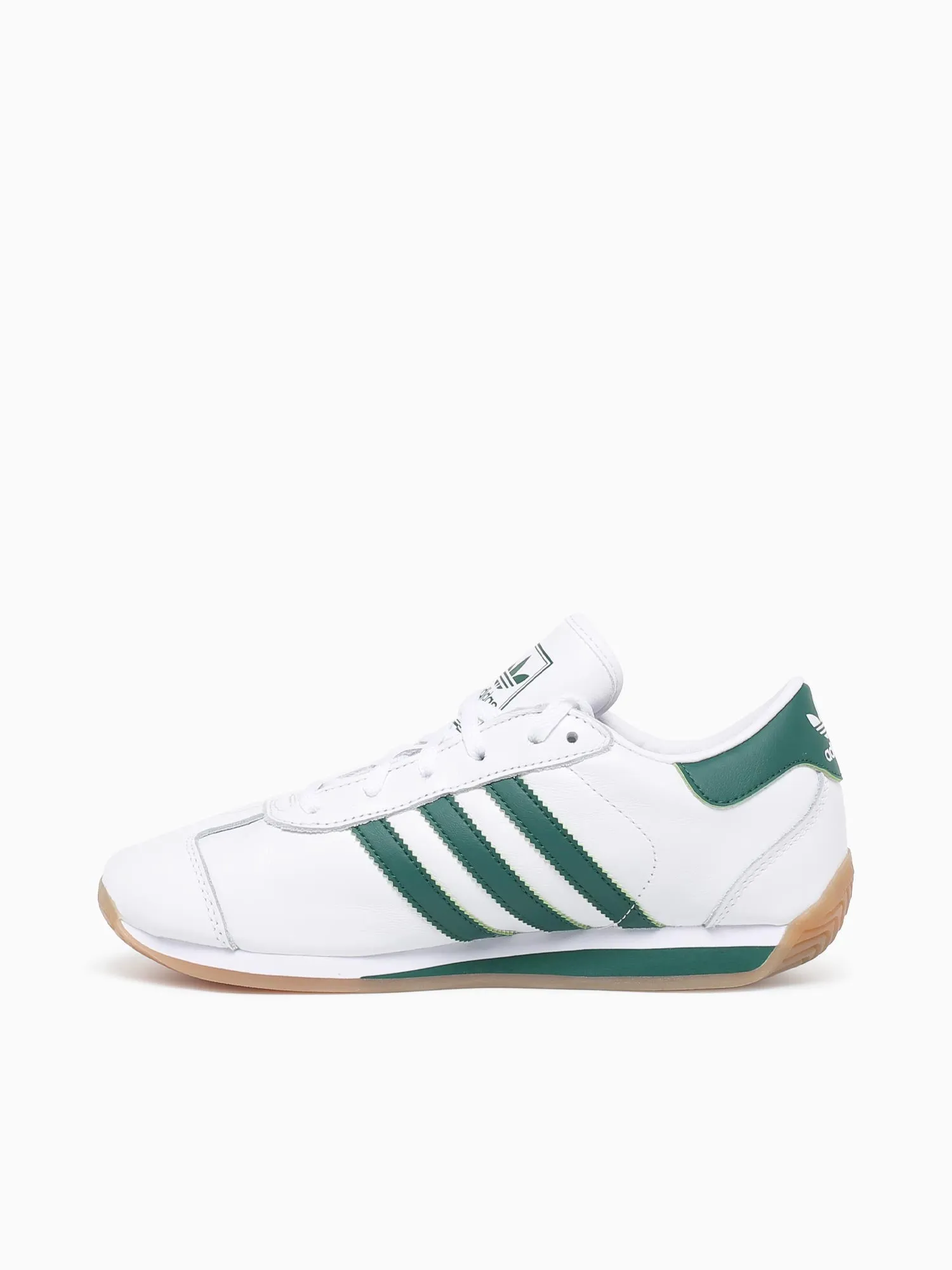 Country Ii White Green leather