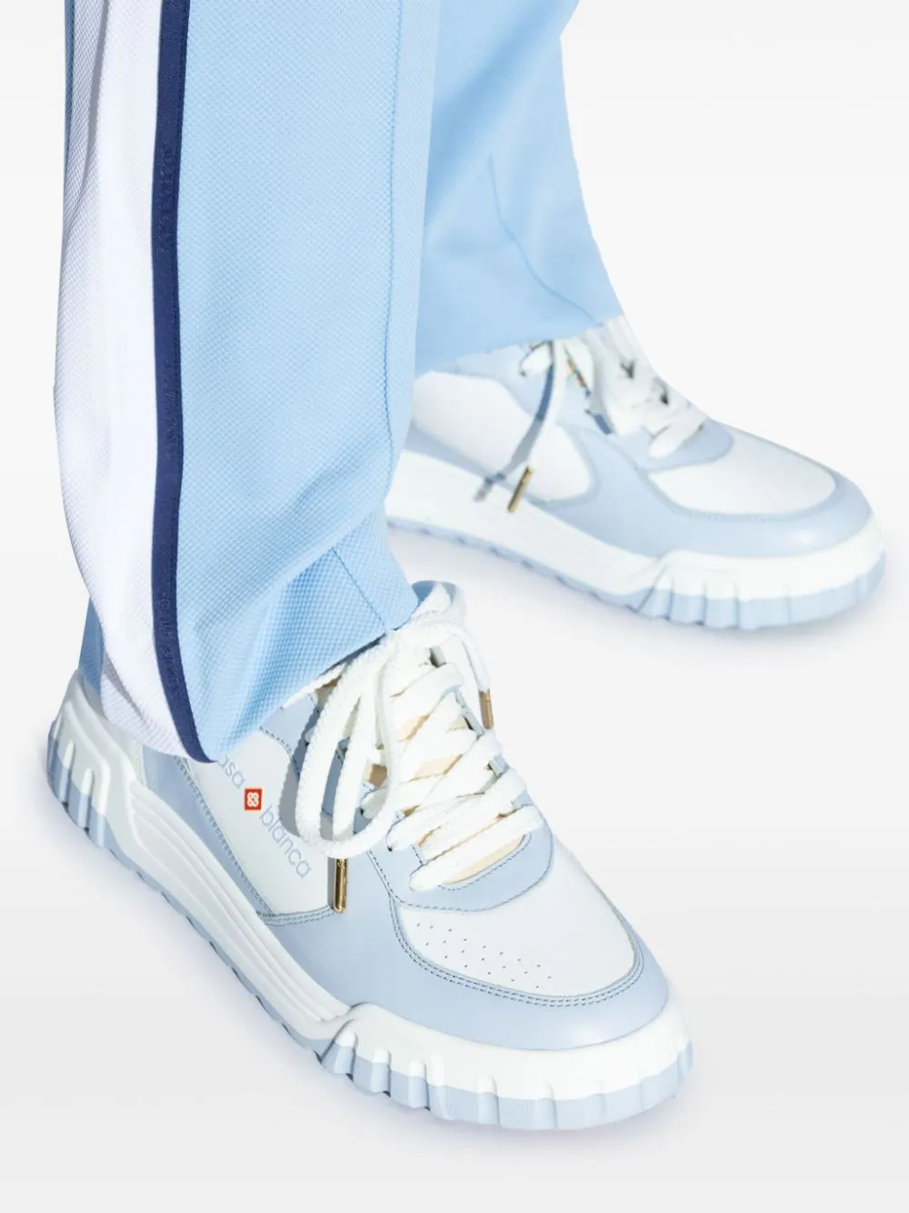 Court panelled sneakers