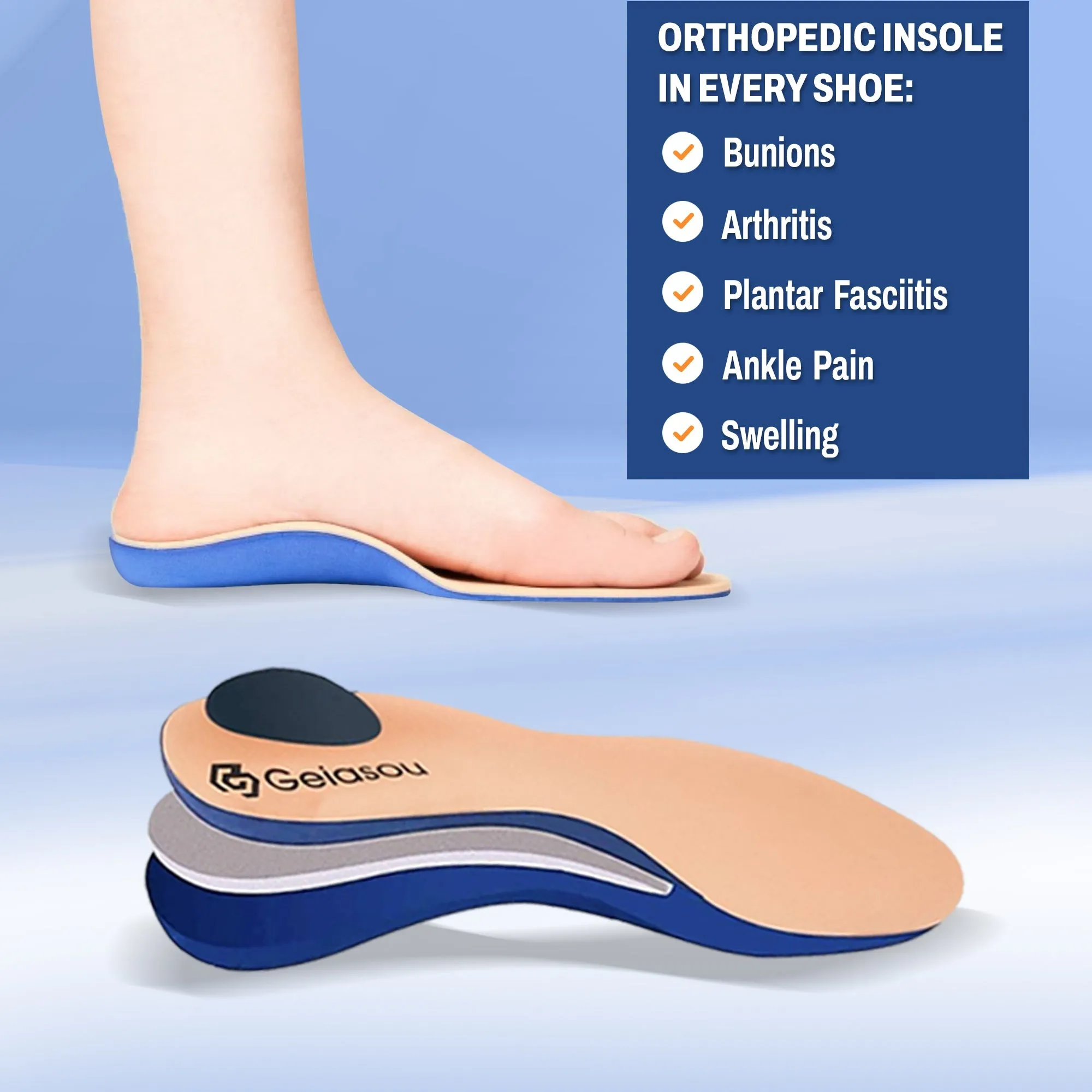 Cuzcare Women Orthopedic Shoes Lightweight Athletic Sneakers